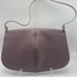 *RARE* Louis Vuitton Lilac Pochette Demilune (with COA!)